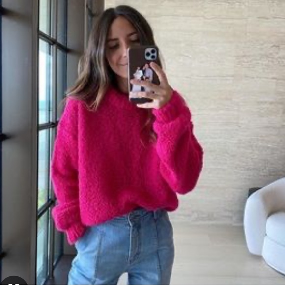 Something Navy Sweaters - NWT Something Navy Fuchsia Roll Neck Sweater in size XS